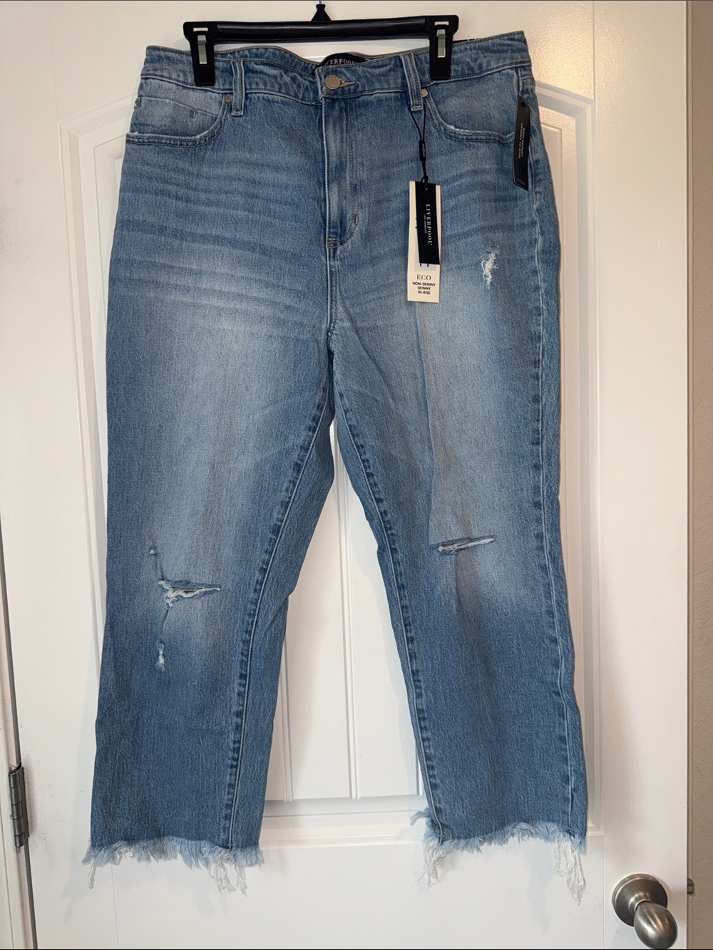 Liverpool Liv Hi-Rise Non-Skinny Skinny Jeans Balmer 12/31 LM7904VR4